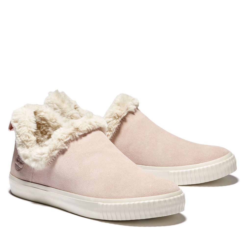 Mocasines Timberland Mujer Skyla Bay Warm Lined Slip-Ons Rosas - Chile LOU-746159